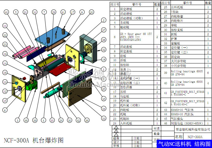 氣動式NC送料機結構 氣動式NC送料機結構