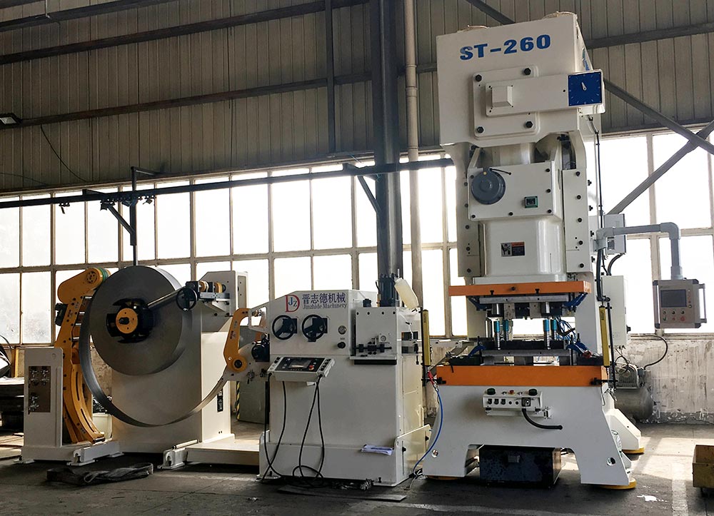 三合一送料機應用,汽車減震器彈簧底座沖壓 三合一送料機應用,汽車減震器彈簧底座沖壓