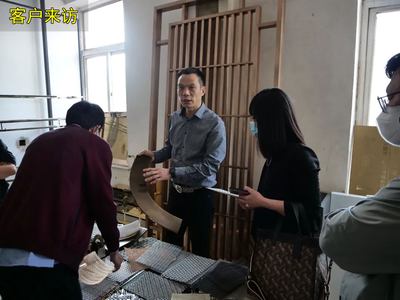 浙江客戶來訪選購送料機 浙江客戶來訪選購送料機